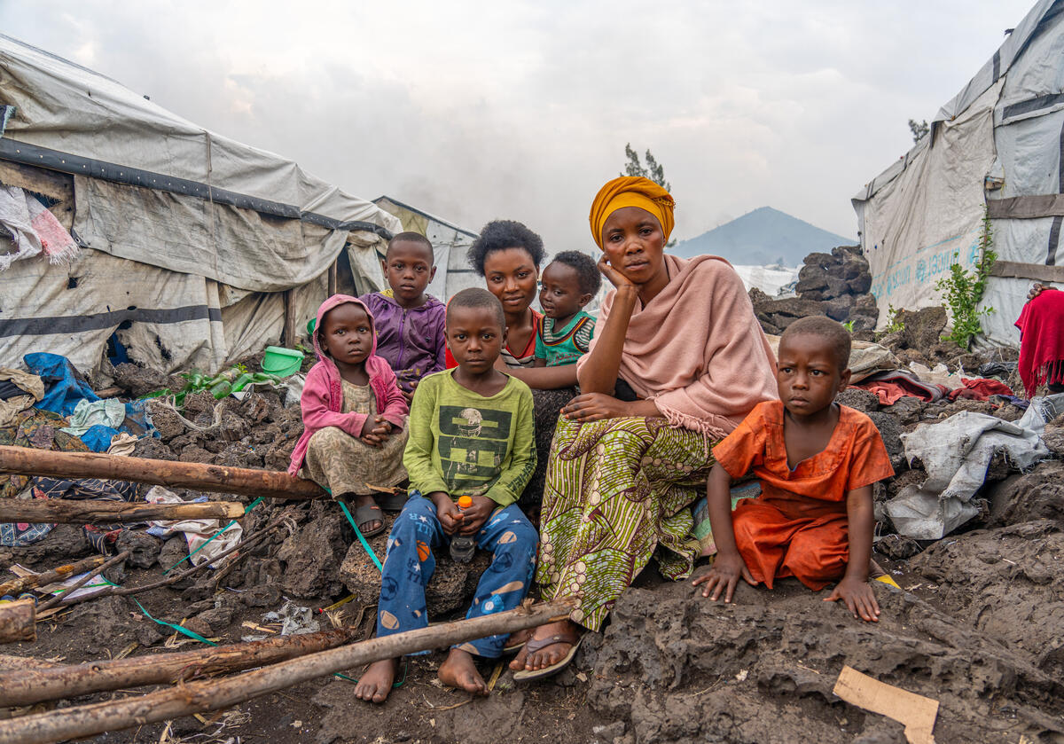DRC. Testimonies of the displaced in Bulengo on the outskirts of Goma