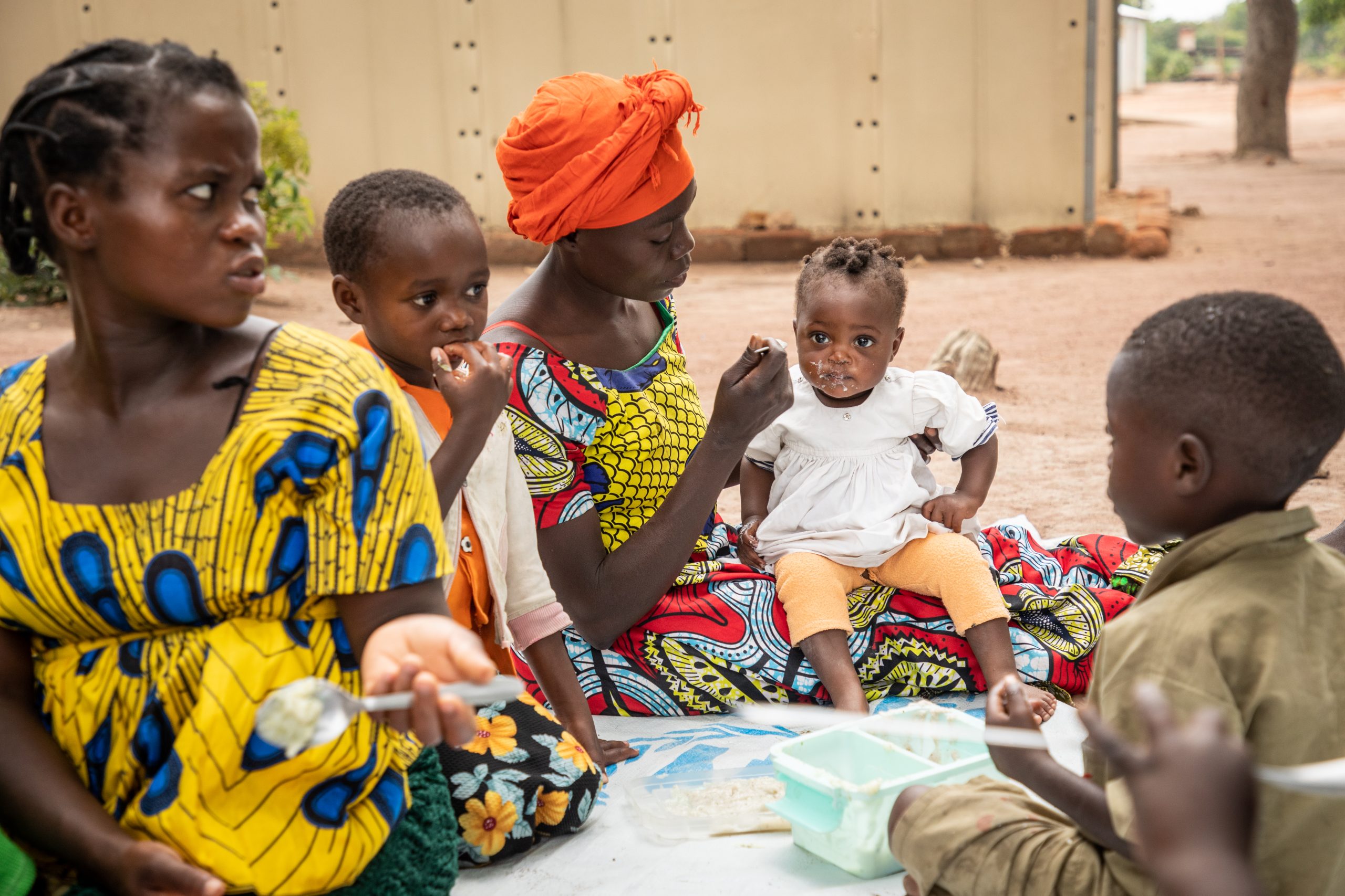 Zambia. Fighting malnutrition in Mantapala refugee settlement